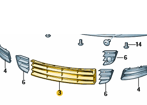Škoda Fabia Estate 2000-2007 Sub Visor Clip